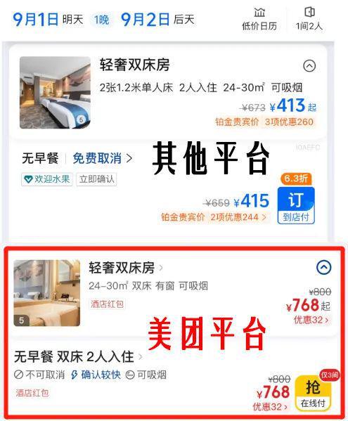 酒店也有黄牛?美团"代售"酒店房客产品,商家竟毫不知情